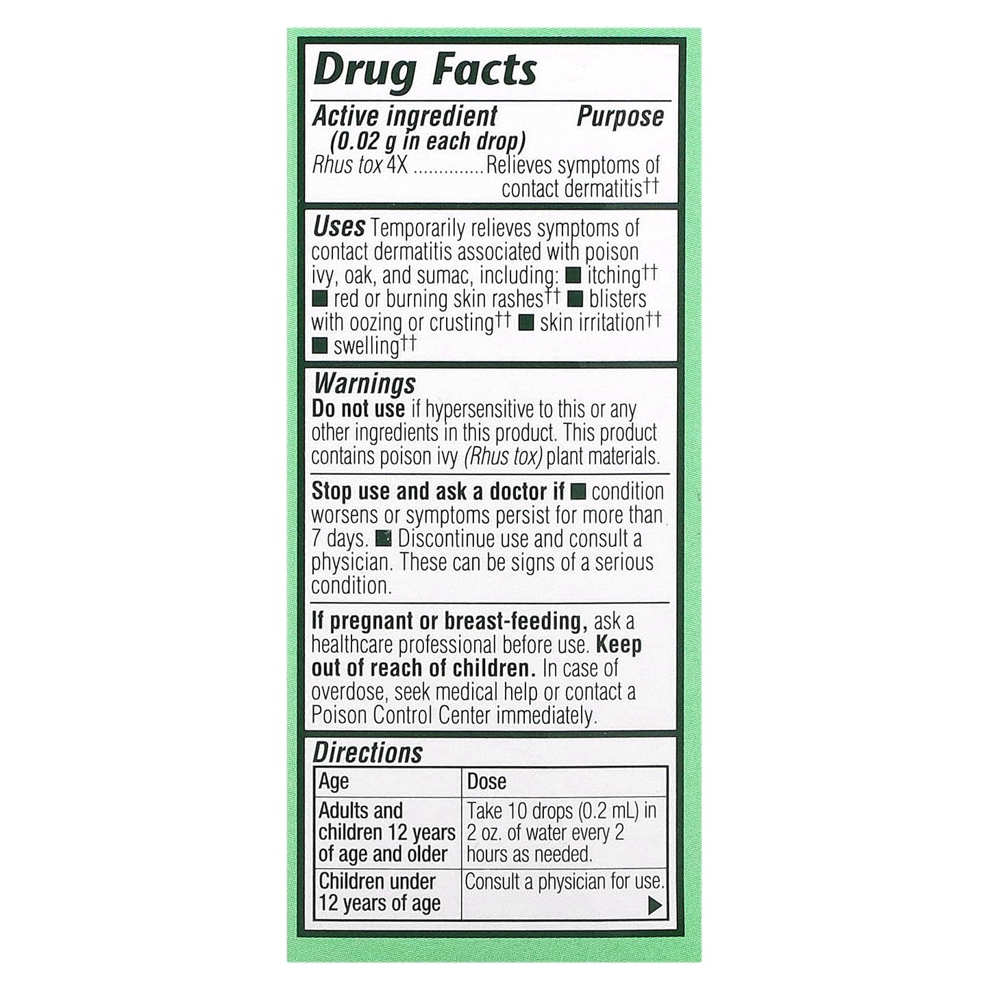 Relieve Poison Ivy Symptoms with Boericke & Tafel Oral Ivy - Image 2
