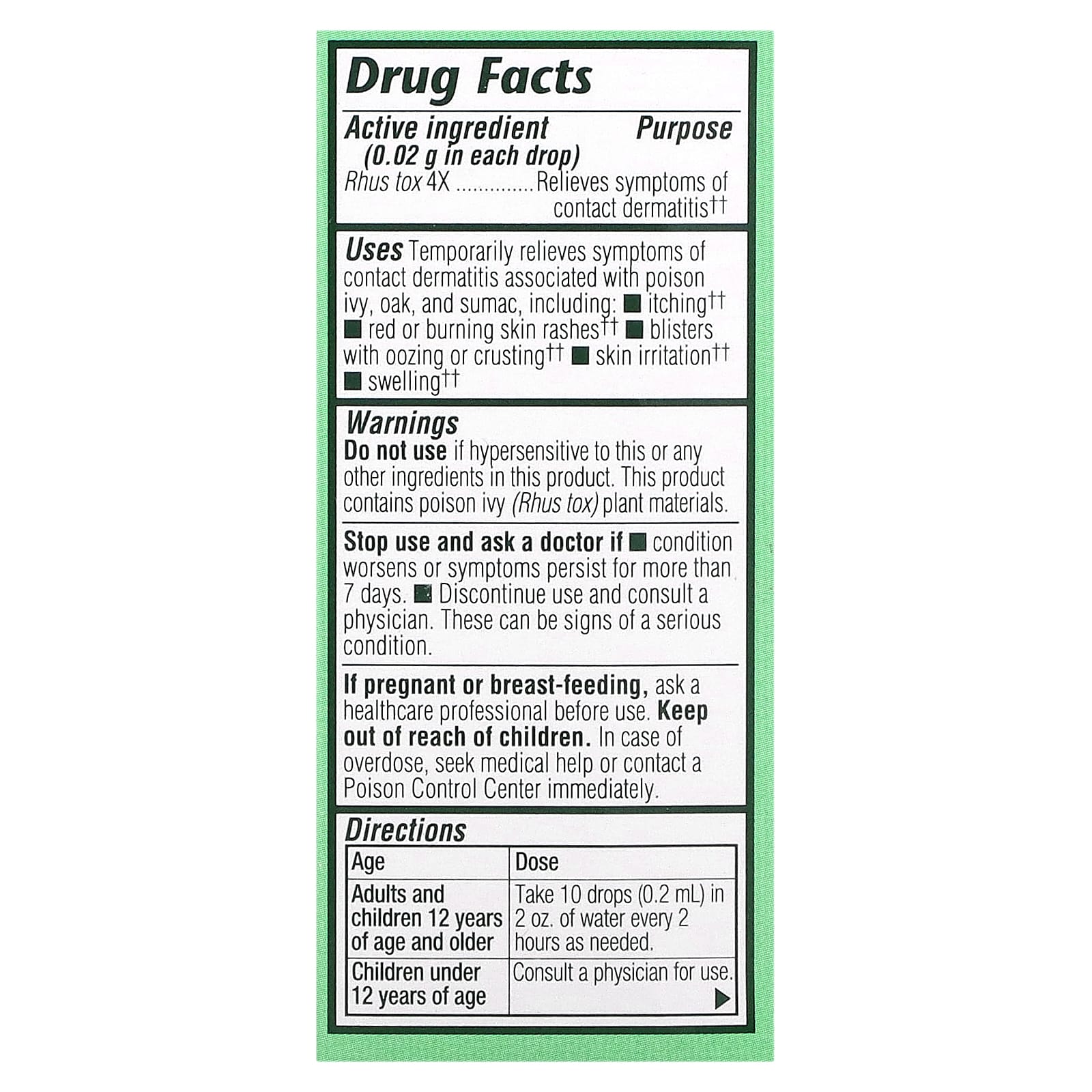 Relieve Poison Ivy Symptoms with Boericke & Tafel Oral Ivy - Image 2