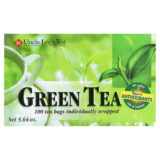 Uncle Lee's Tea, Legends of China, Green Tea, 100 Tea Bags, 5.64 oz - Image 1
