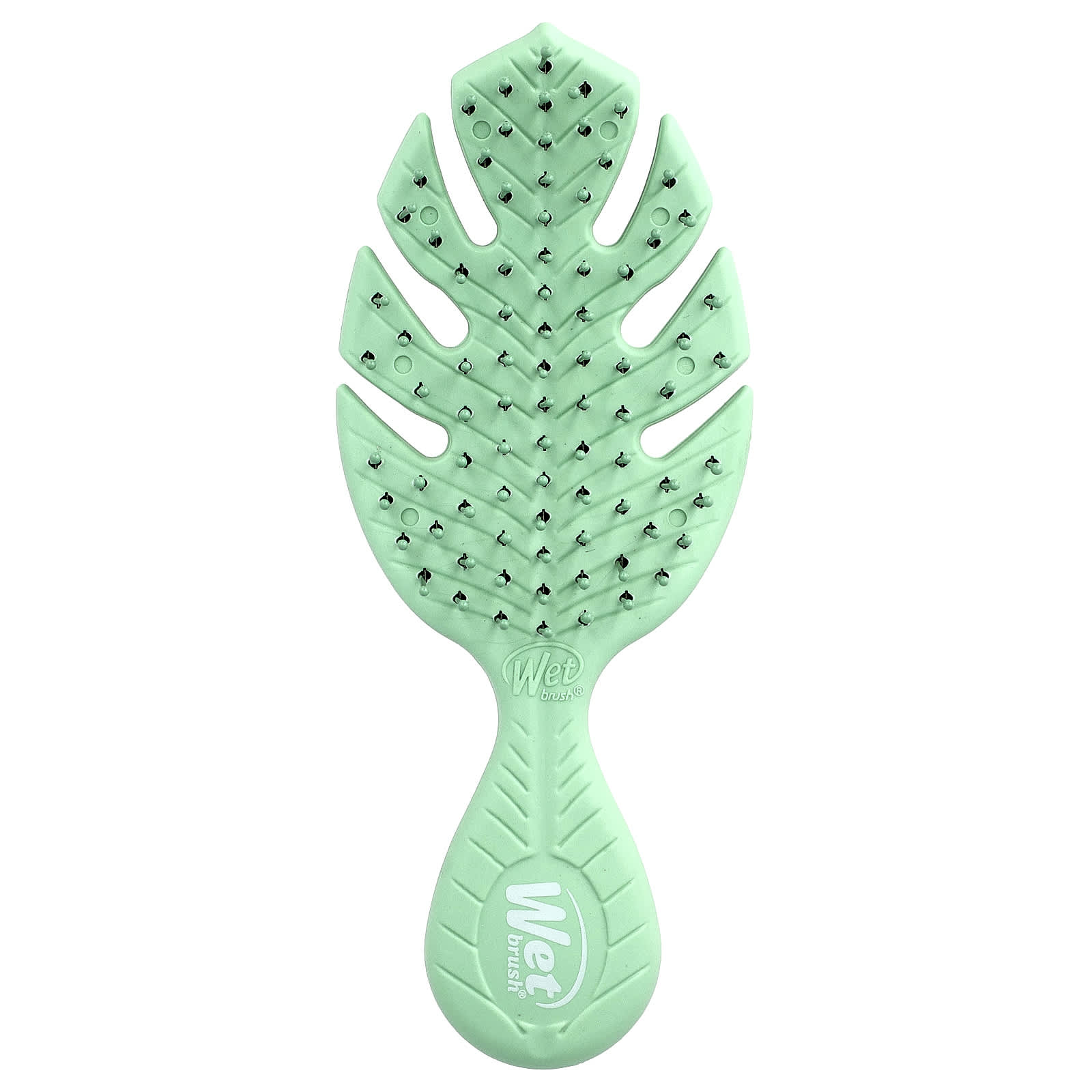 Wet Brush, Go Green Mini Detangler, Green, 1 Brush - Image 1