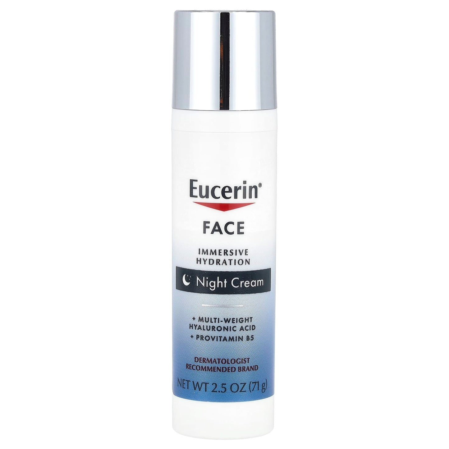 Eucerin Immersive Hydration Night Cream, Fragrance-Free, 2.5 oz - Image 1