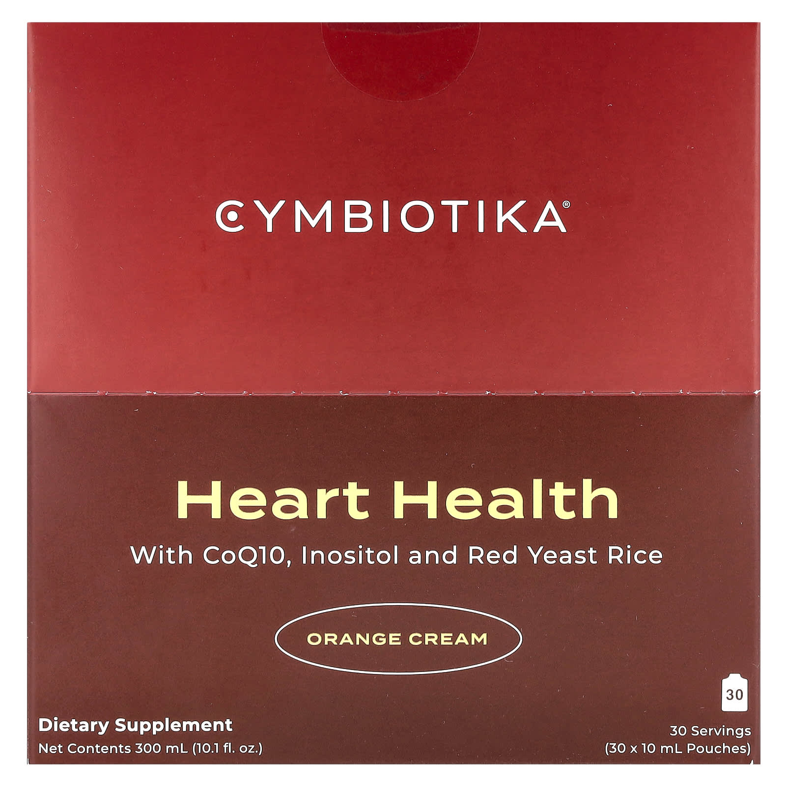 Cymbiotika Heart Health Supplements with CoQ10 & Inositol, 30 Sachets - Image 1