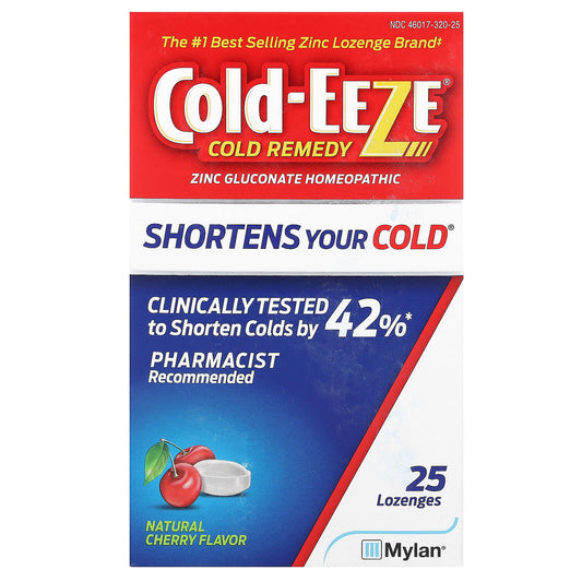 Cold Eeze Natural Cold Remedy Lozenges, Cherry Flavor, 25 Count - Image 1
