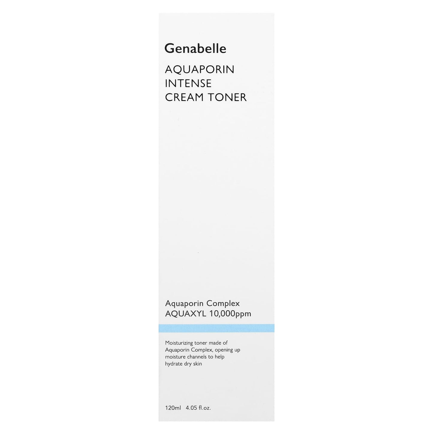 Genabelle Aquaporin Intense Cream Toner, Hydrates Dry Skin 120ml (4.05 fl oz) - Image 2