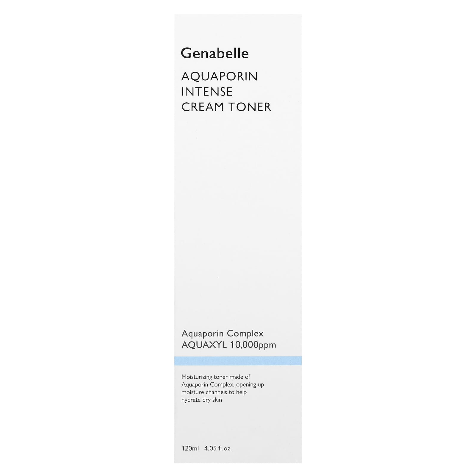Genabelle Aquaporin Intense Cream Toner, Hydrates Dry Skin 120ml (4.05 fl oz) - Image 2