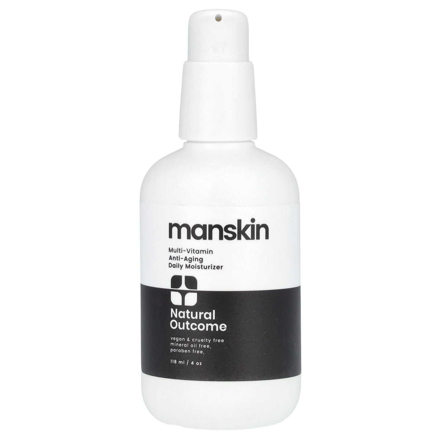 Natural Outcome, Man Skin, Anti-Aging Daily Moisturizer, 4 oz (118 ml) - Image 1