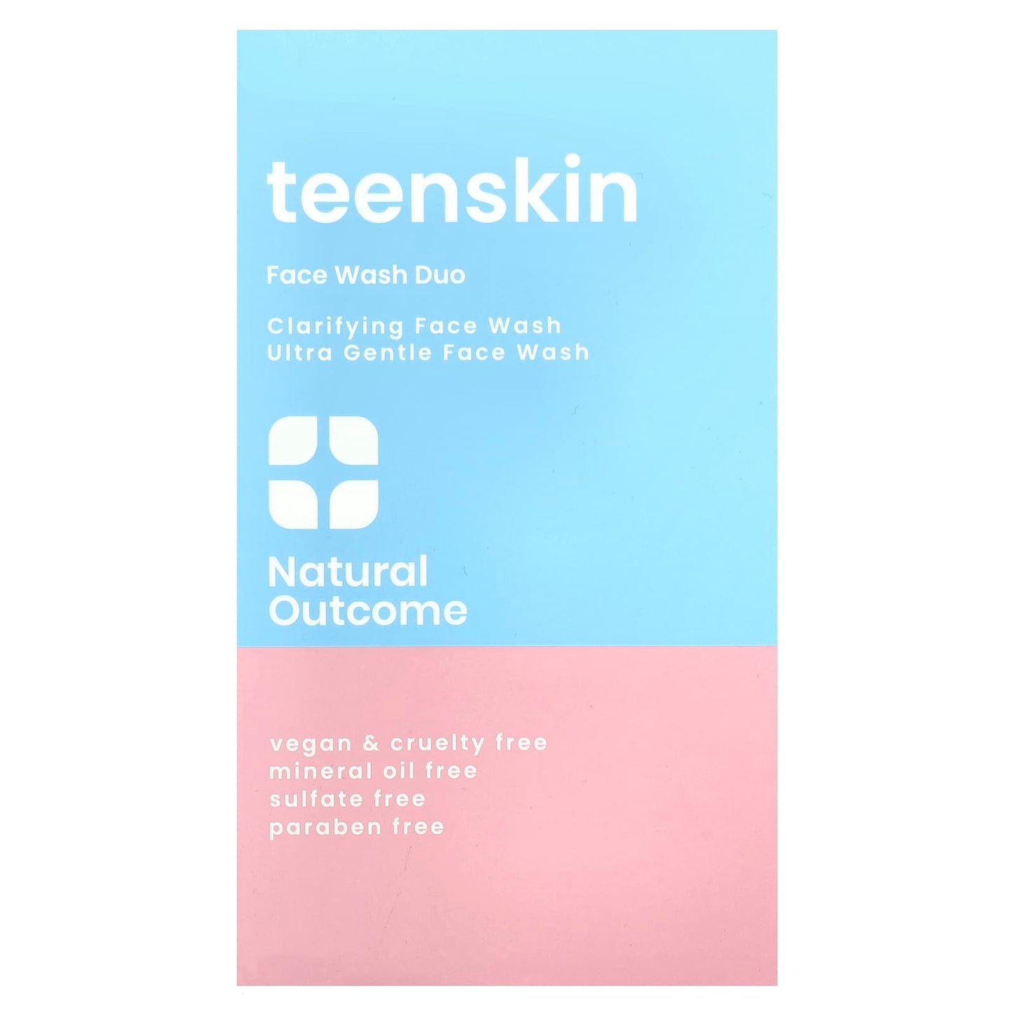 Natural Outcome, Teen Skin, Face Wash Duo, Clarifying Face Wash, 1 Set, 5 oz (150 ml) Each - Image 2