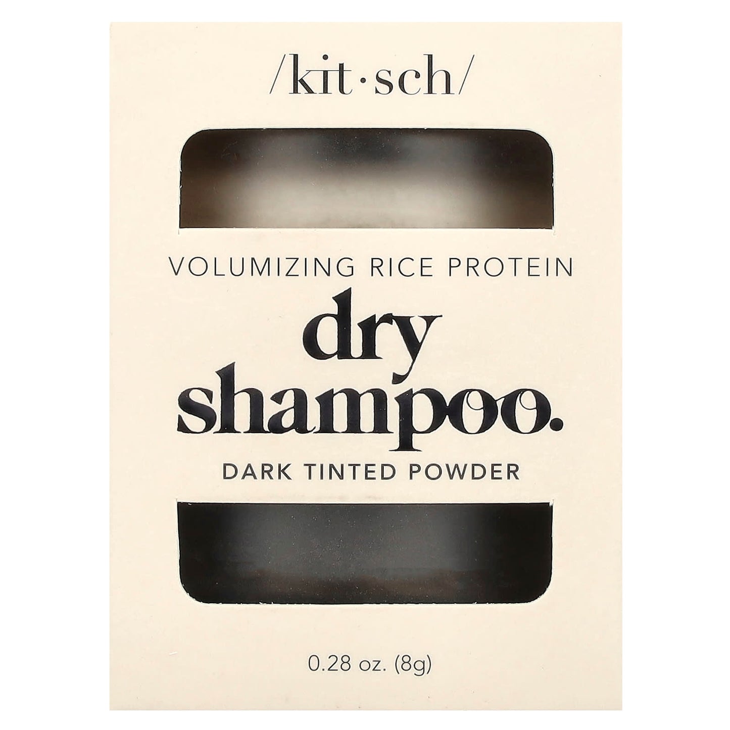 Kitsch, Volumizing Rice Protein Dry Shampoo, Dark Tinted Powder, 0.28 oz (8 g) - Image 2