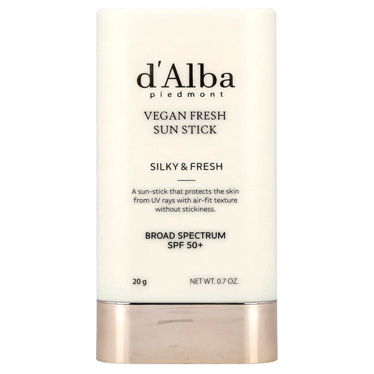 d'Alba Vegan Sun Stick SPF 50+, Lightweight & Refreshing - Image 1