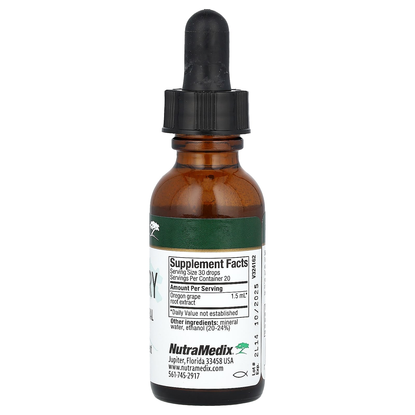 NutraMedix, Barberry, 1 fl oz (30 ml) - Image 2