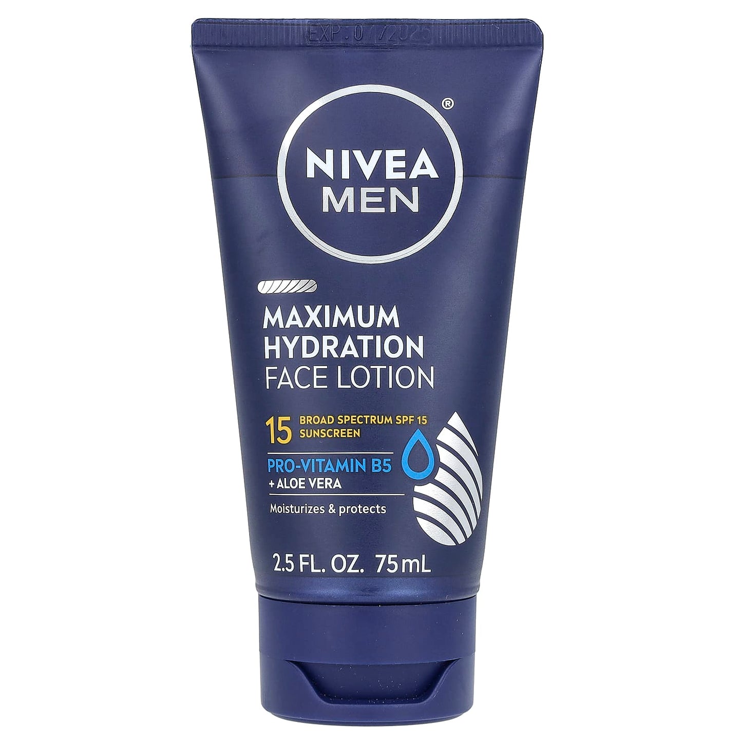 Nivea, Men, Maximum Hydration Face Lotion, SPF 15, 2.5 fl oz (75 ml) - Image 1