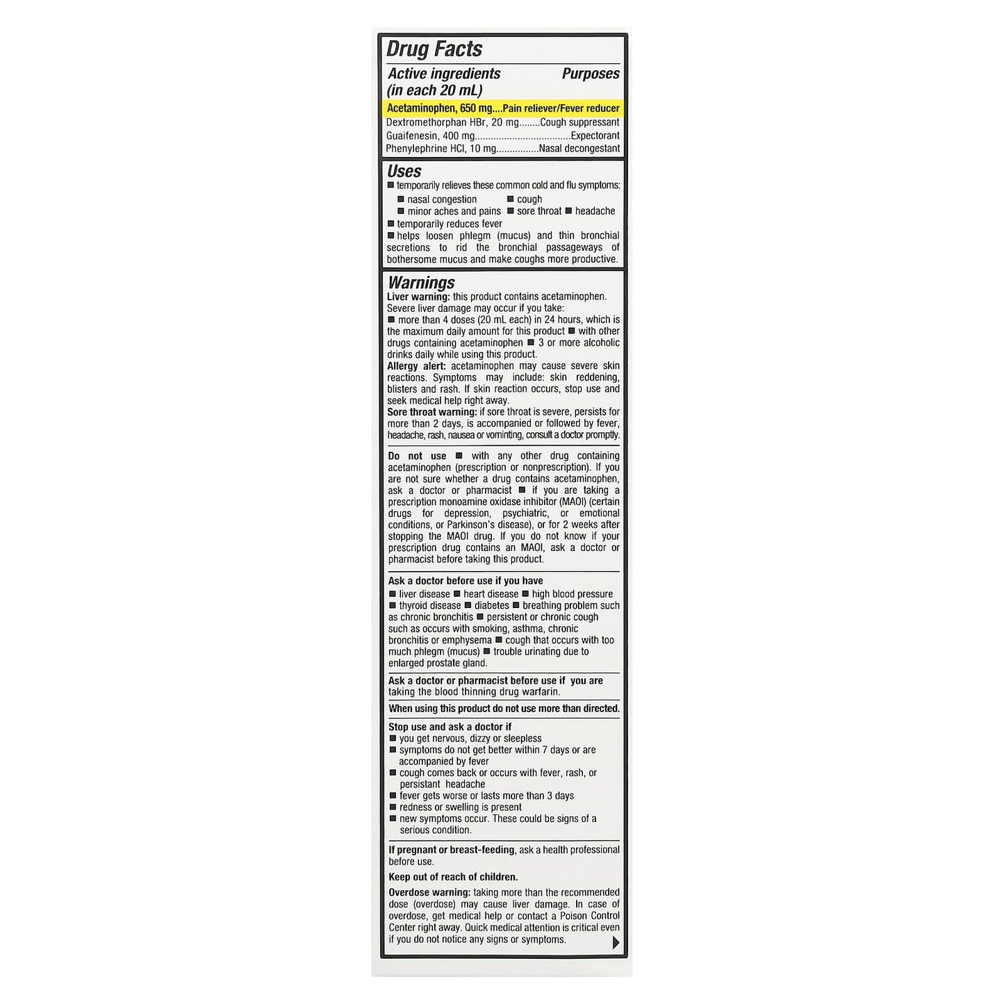Tukol, Max Action, Cold, Flu and Sore Throat, Ages 12+, 6 fl oz (177 ml) - Image 2