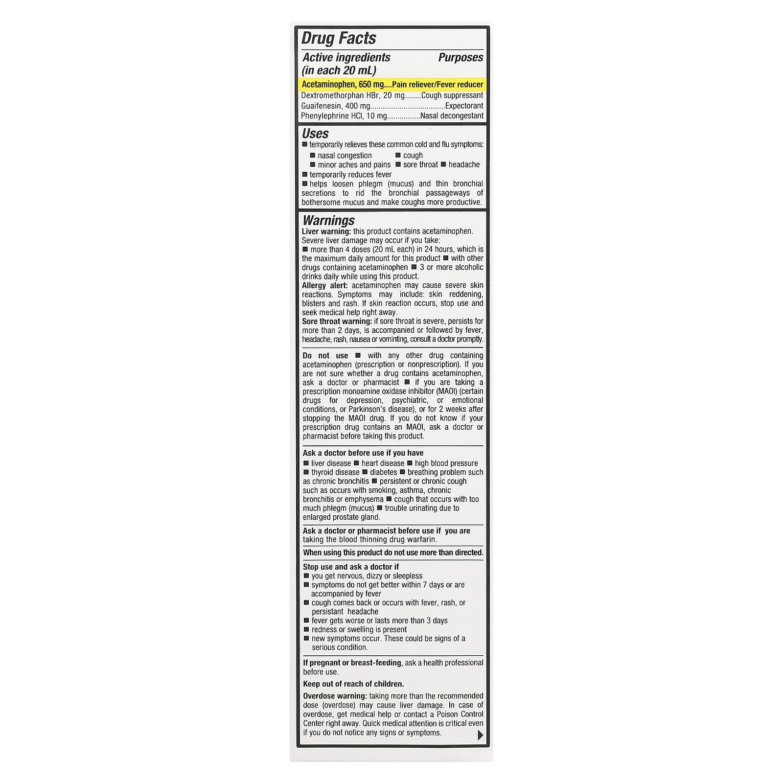 Tukol, Max Action, Cold, Flu and Sore Throat, Ages 12+, 6 fl oz (177 ml) - Image 2