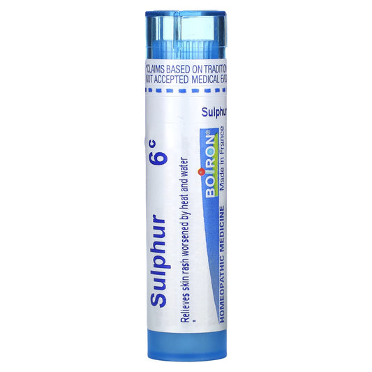 Boiron Sulphur 6C for Skin Rash Relief - Homeopathic Medicine - Image 1
