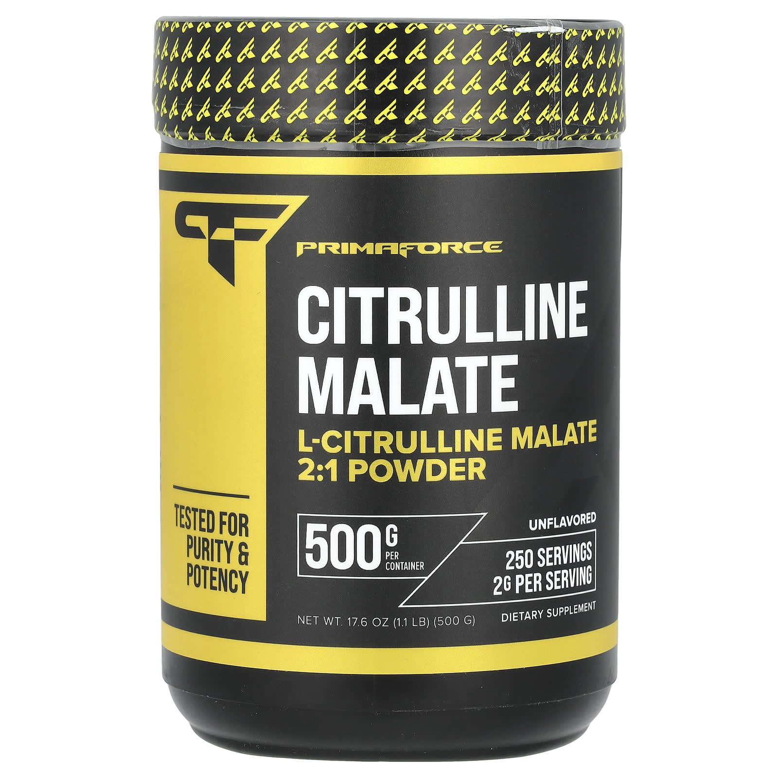 Primaforce, Citrulline Malate, Unflavored, 1.1 lb (500 g) - Image 1