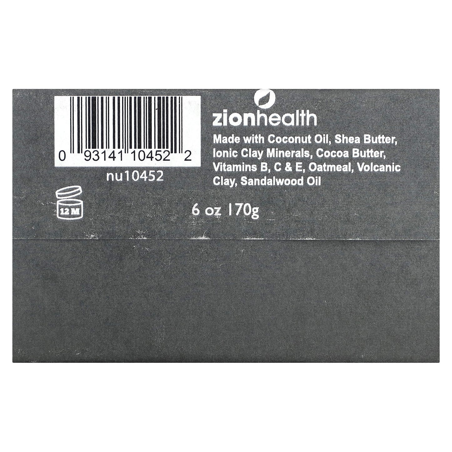 Zion Health, Ancient Clay Shampoo Bar, Sandalwood, 6 oz (70 g) - Image 2