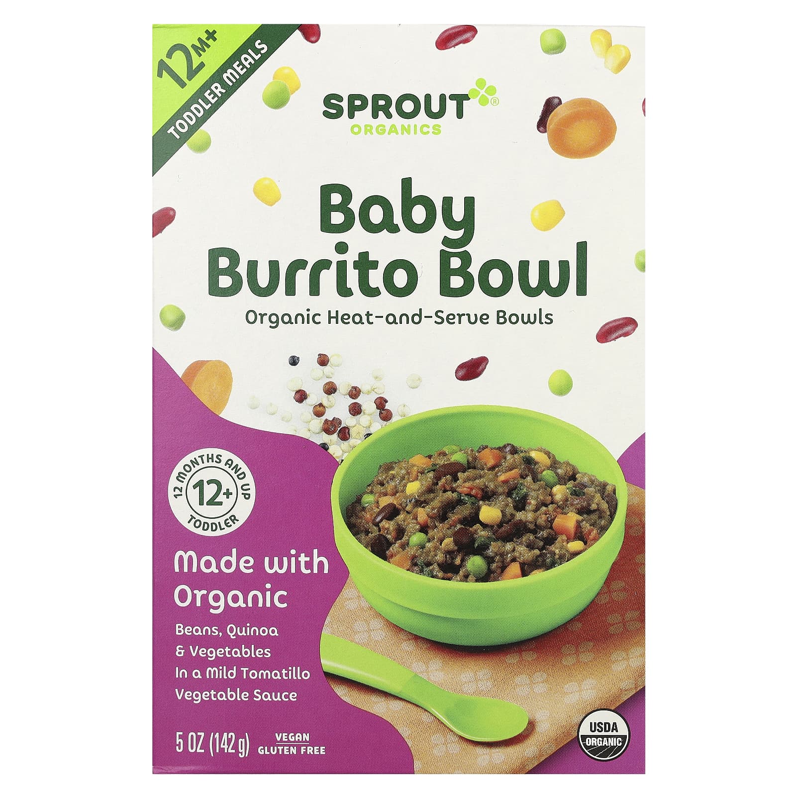Sprout Organics, Baby Burrito Bowl, 12 Months+, 5 oz (142 g) - Image 1