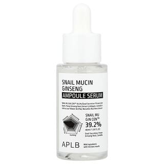 APLB Snail Mucin Ginseng Ampoule Serum for Glowing Skin, 40ml
