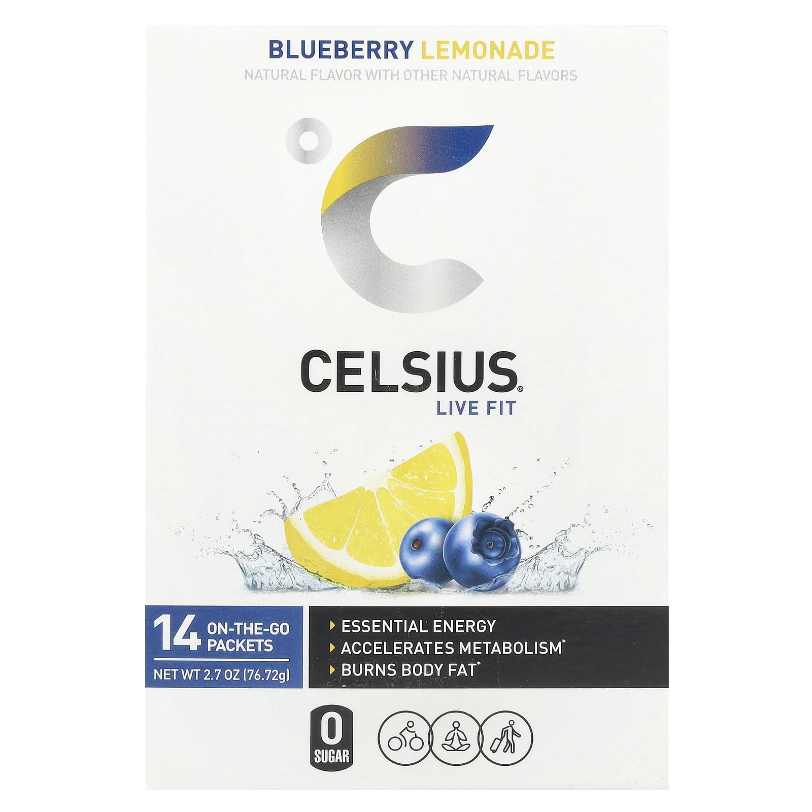 Boost Your Fitness with Celsius Blueberry Lemonade Energy Drink - Image 1