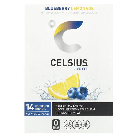 Boost Your Fitness with Celsius Blueberry Lemonade Energy Drink - Image 1