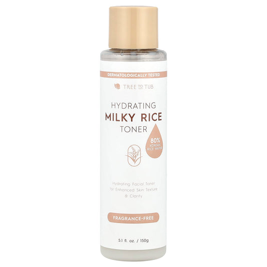 Tree To Tub, Hydrating Milky Rice Toner, Fragrance Free, 5.1 fl oz (150 g) - Image 1