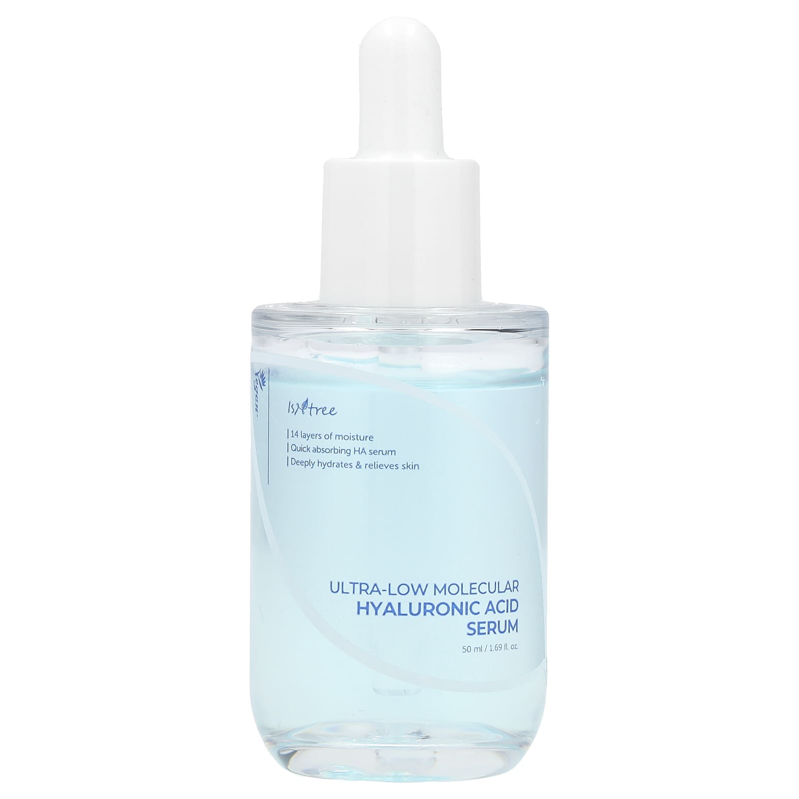 Deep Hydration with ISNtree Ultra-Low Molecular HA Serum, 1.69 fl oz - Image 1