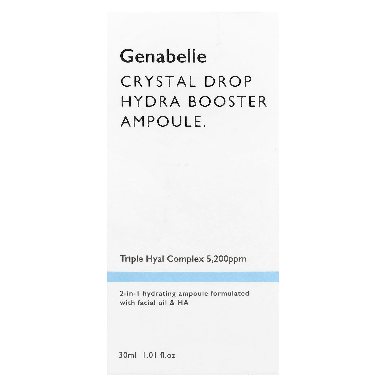 Genabelle Crystal Drop Hydra Boost Ampoule 30ml, Hydrating Skin Treatment - Image 2