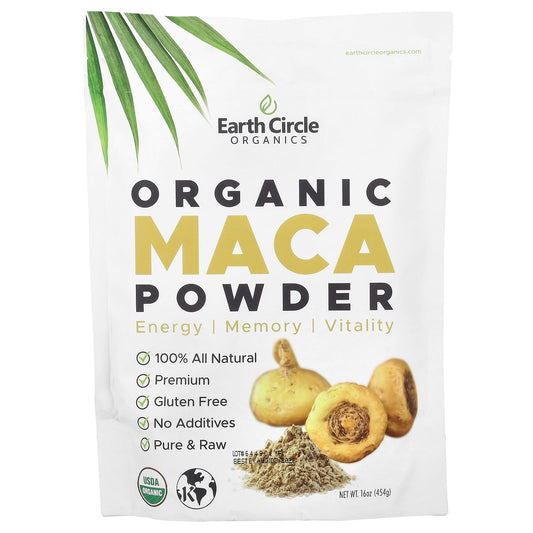 Organic Maca Powder by Earth Circle Organics - 100% Raw & Certified - Image 1