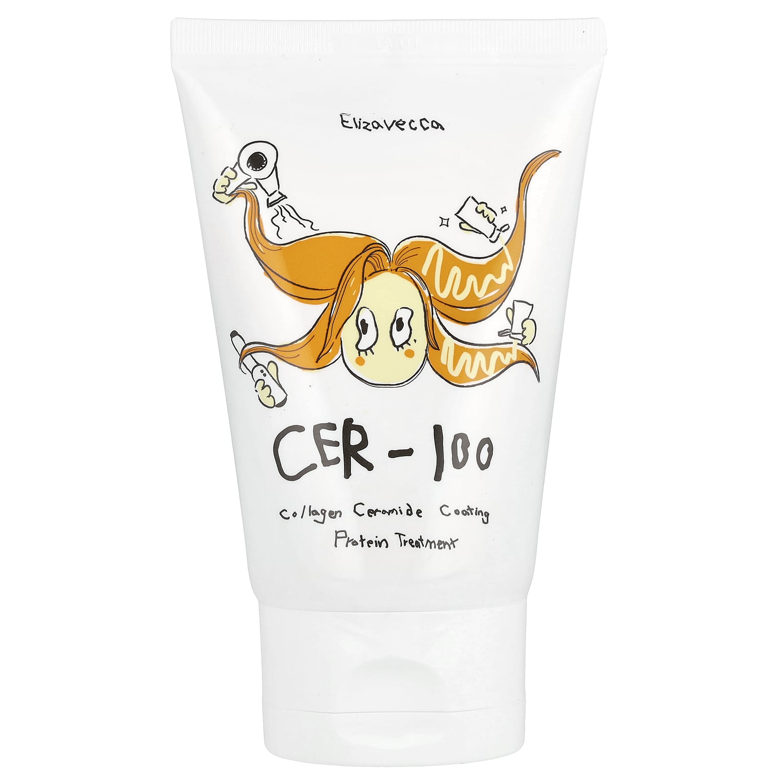 Elizavecca Collagen Ceramide Hair Treatment Mask 100ml - Image 1