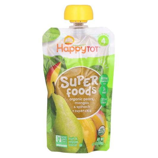 Happy Family Organics Stage 4 SuperFoods Pouch, USDA Organic - Image 1