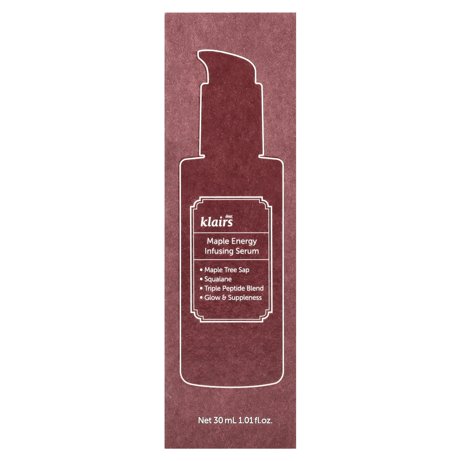 Dry Skin Serum with Maple Extract, Hydrating & Brightening, 1.01 fl oz - Image 2