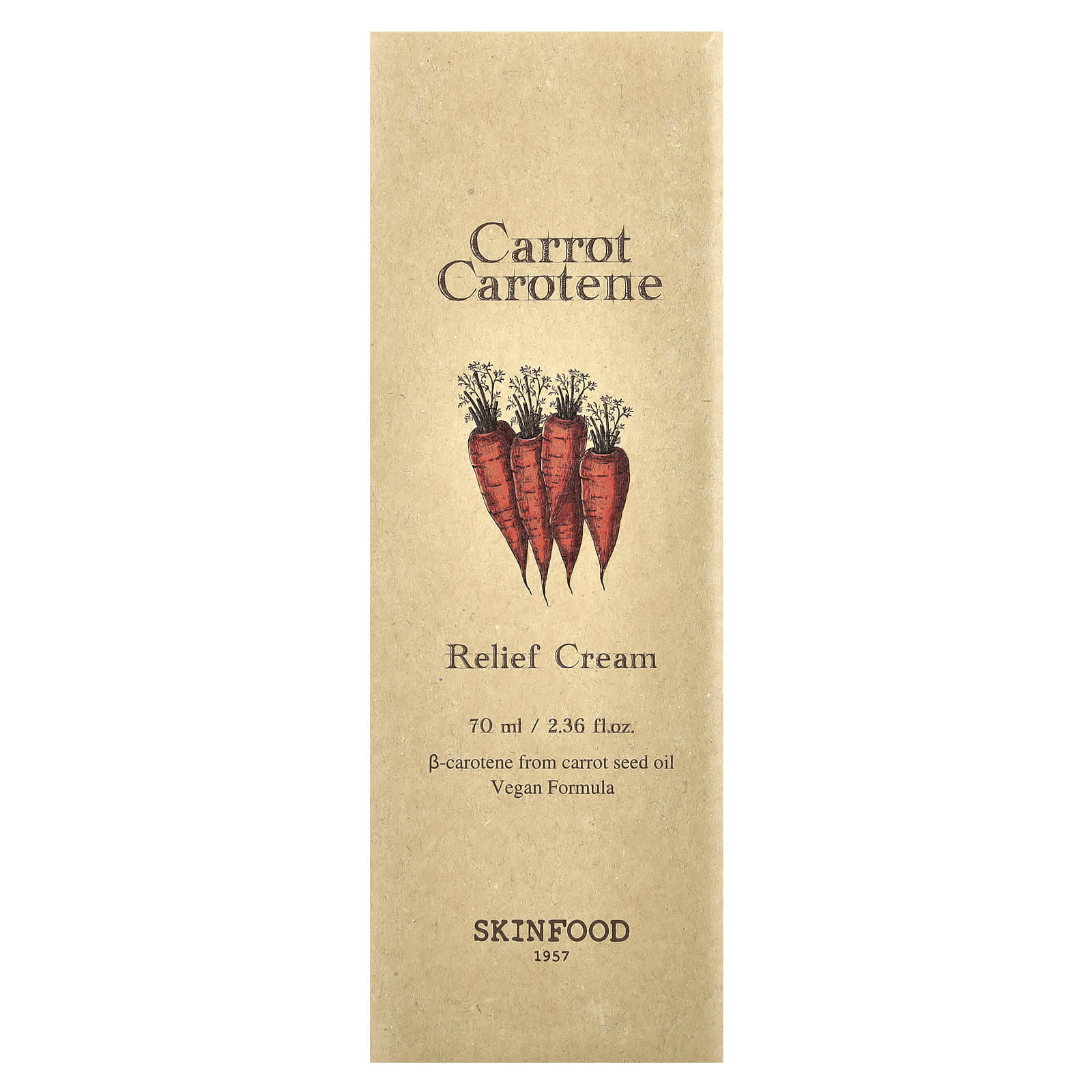 SKINFOOD, Carrot Carotene Relief Cream , 2.36 fl oz (70 ml) - Image 2