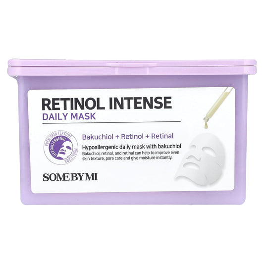 SOME BY MI, Retinol Intense Daily Beauty Mask, 30 Sheets, 11.83 fl oz (350 ml) - Image 1