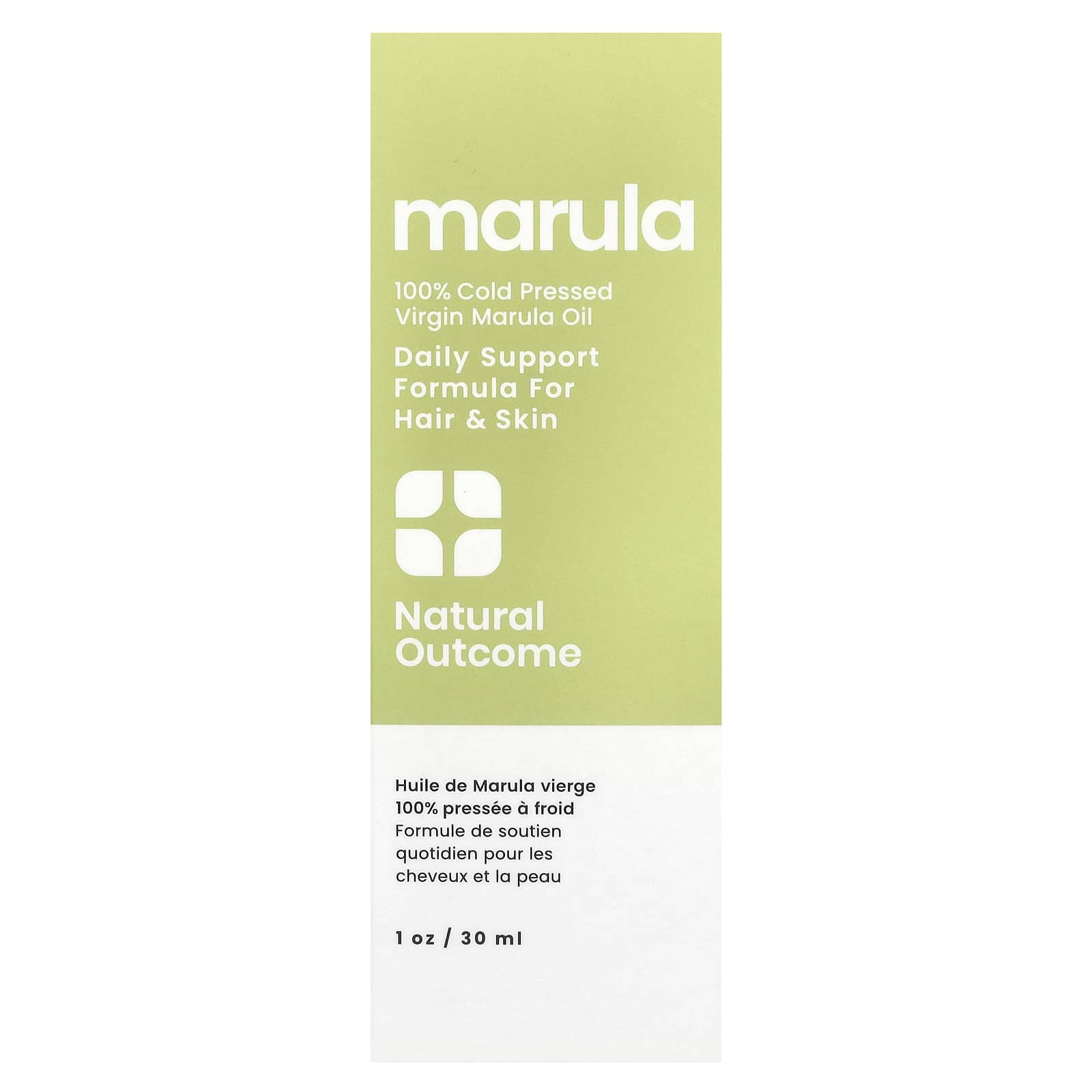 Natural Outcome, 100% Cold Pressed Virgin Marula Oil, 1 oz (30 ml) - Image 2