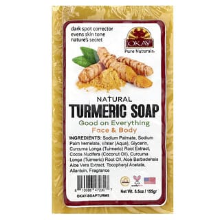 Pure Naturals Turmeric Soap for Glowing Skin, 5.5 oz (155g)