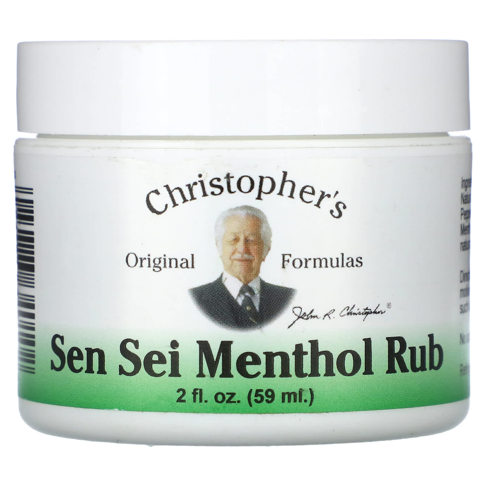 Christopher's Sen Sei Menthol Rub for Tension Headaches & Sinus Relief - Image 1