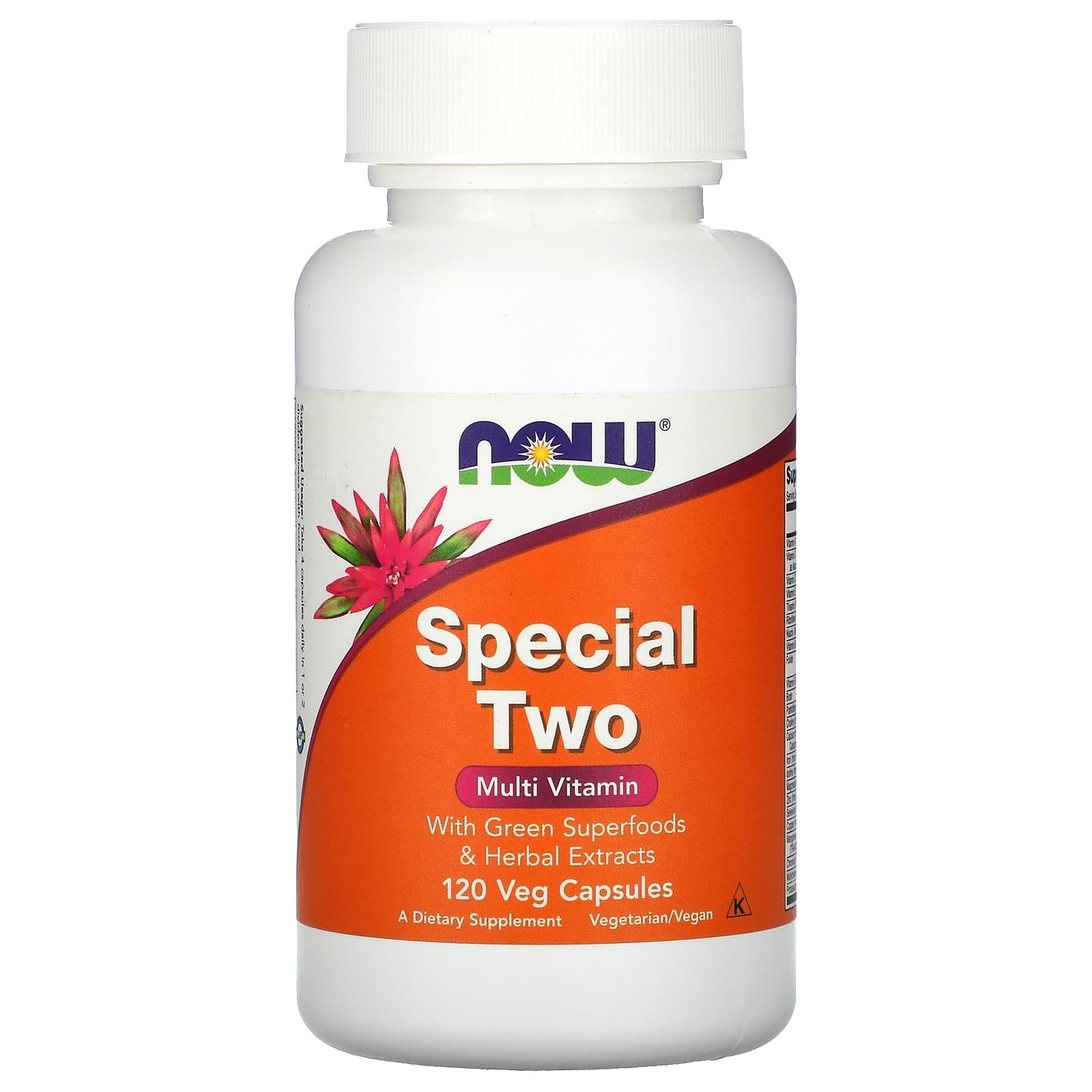 NOW Foods, Special Two, Multi Vitamin, 120 Veg Capsules - Image 1