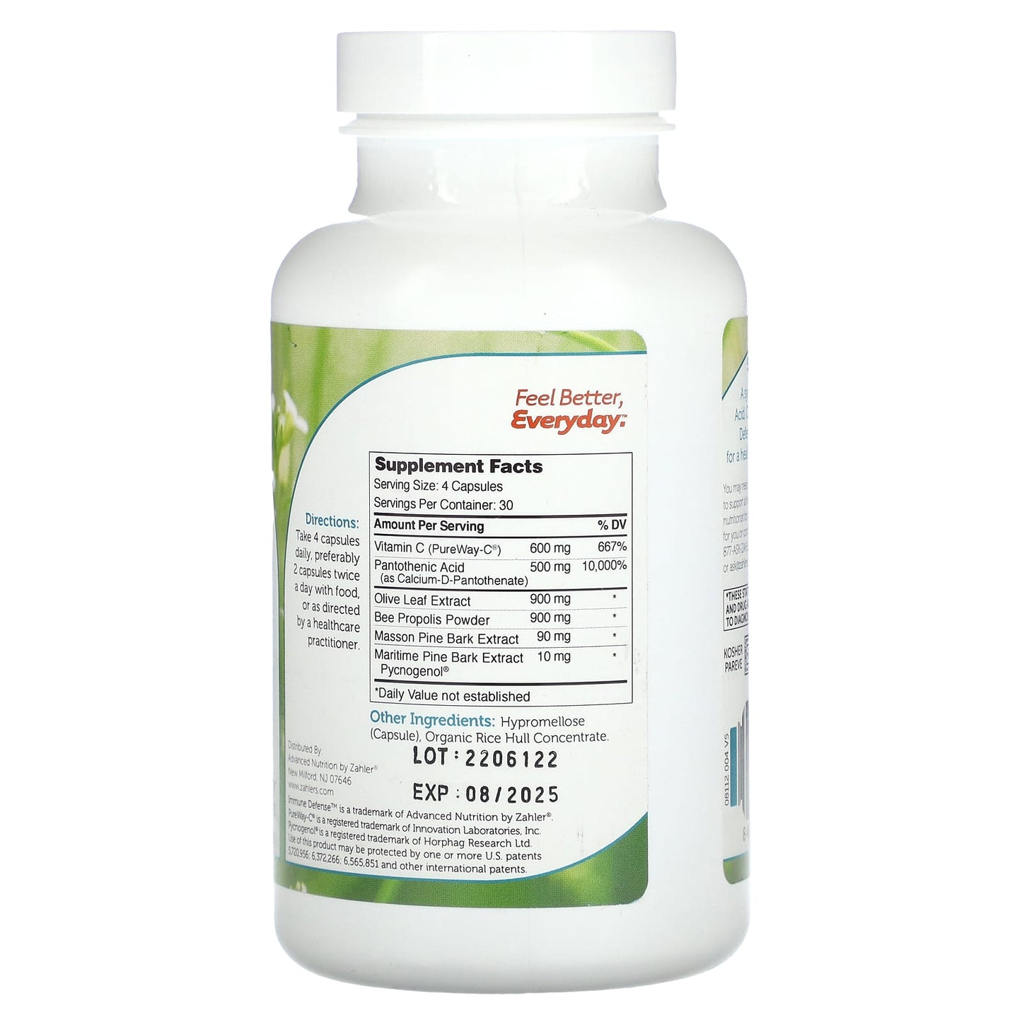 Zahler, Immune Defense, Immune System Support Formula, 120 Capsules - Image 2