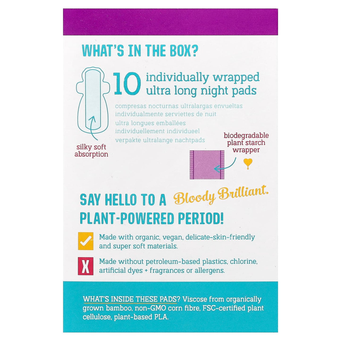 Eco-Friendly Ultra Long Night Pads for Heavy Flow | Here We Flo - Image 2