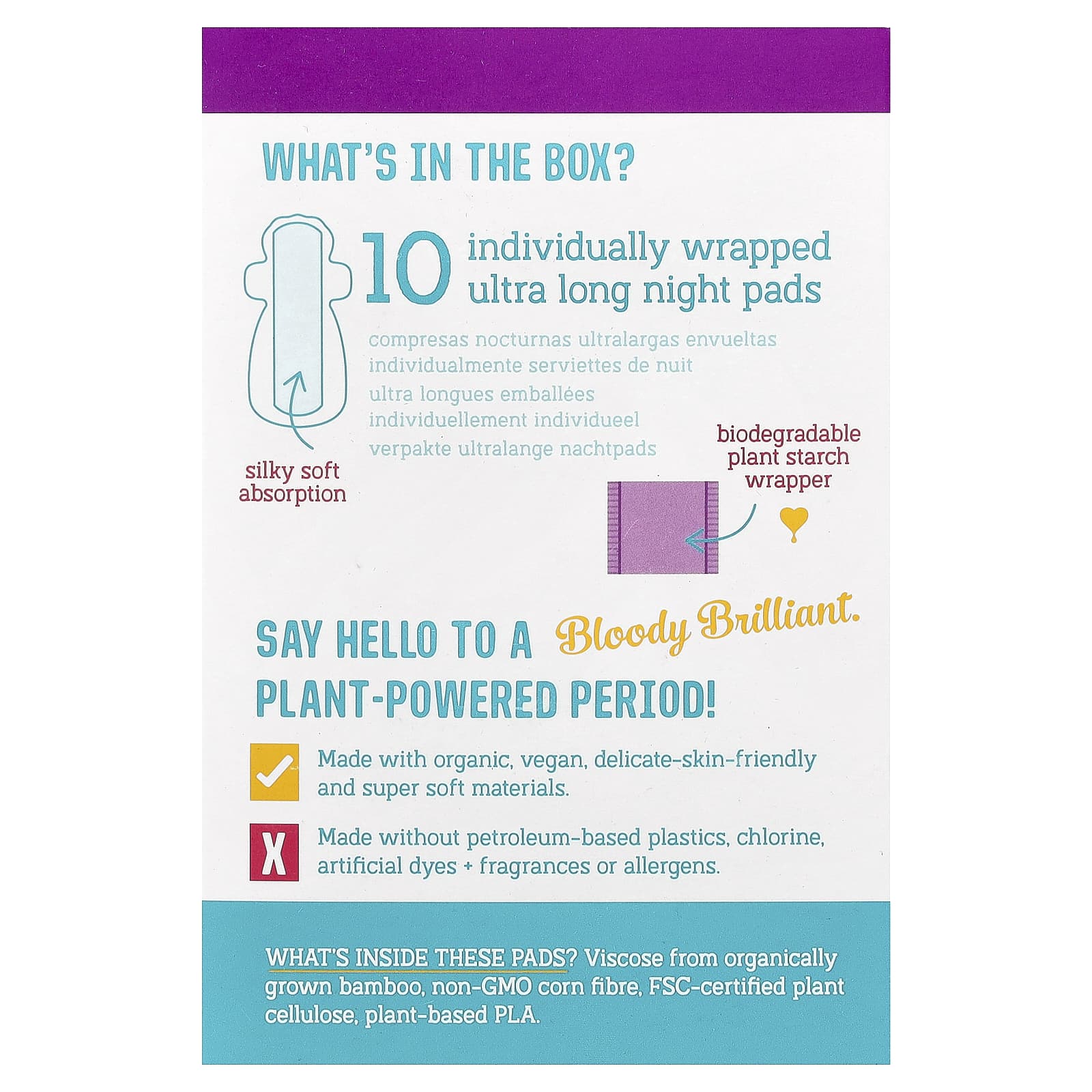Eco-Friendly Ultra Long Night Pads for Heavy Flow | Here We Flo - Image 2