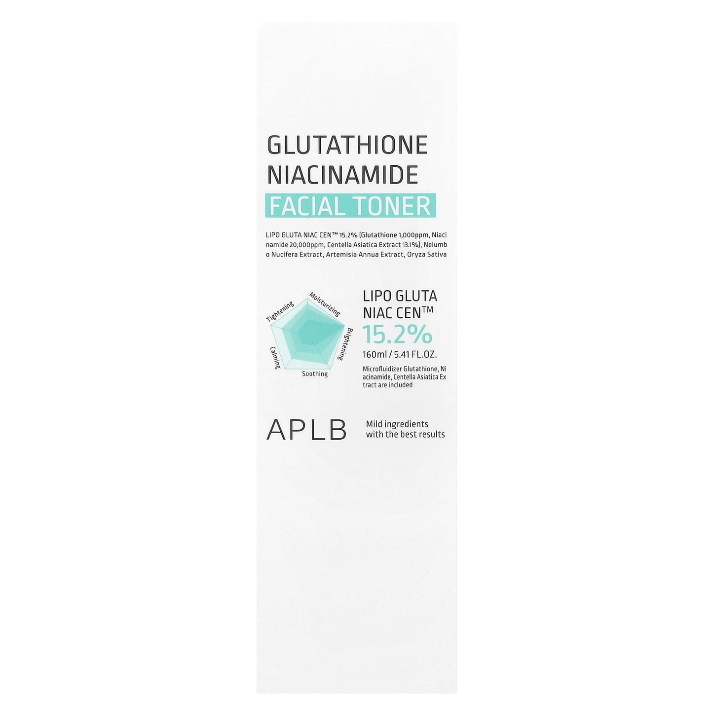 APLB Glutathione Niacinamide Facial Toner, 160ml - Image 2