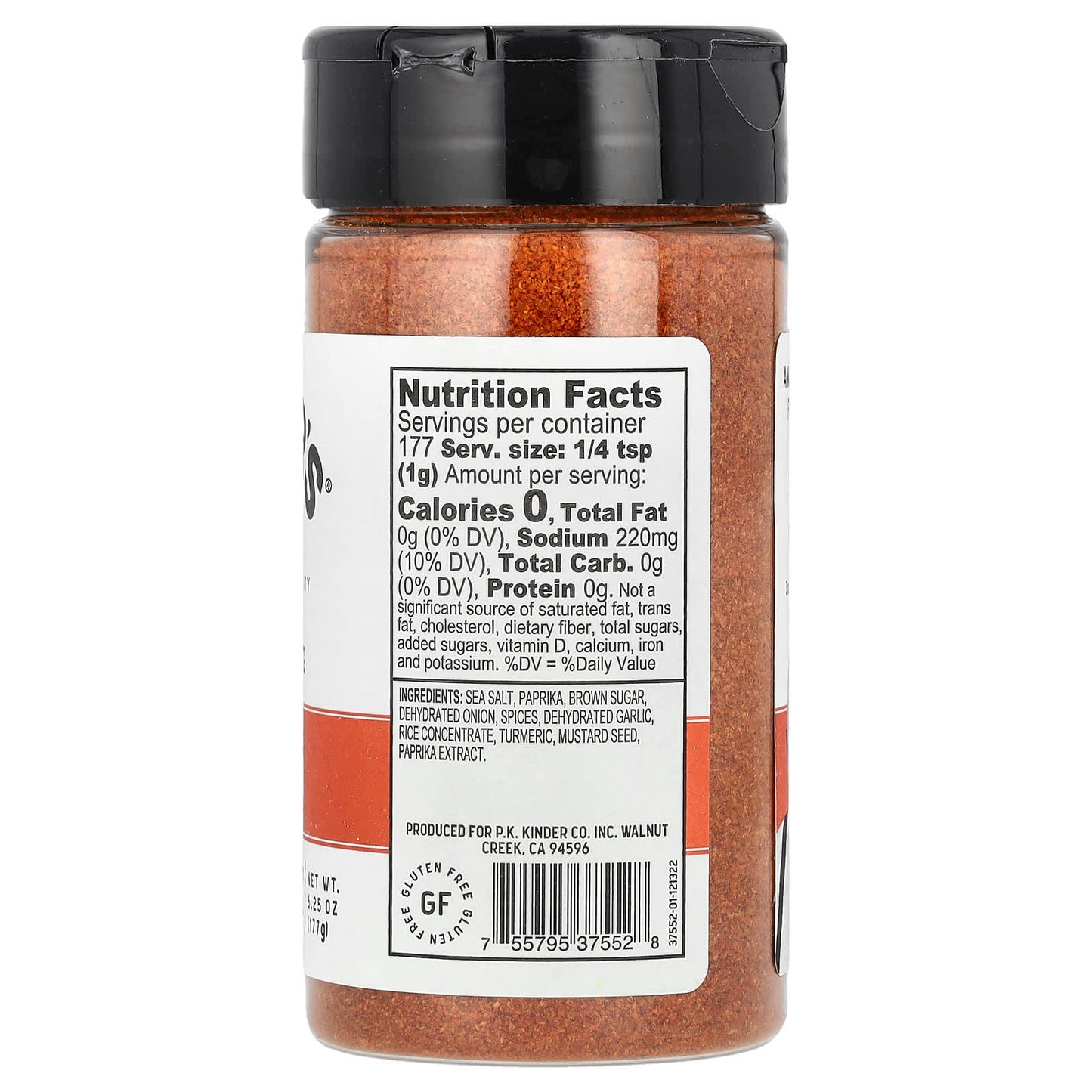 KINDER'S, Seasoning, The BBQ Blend , 6.25 oz (177 g) - Image 2