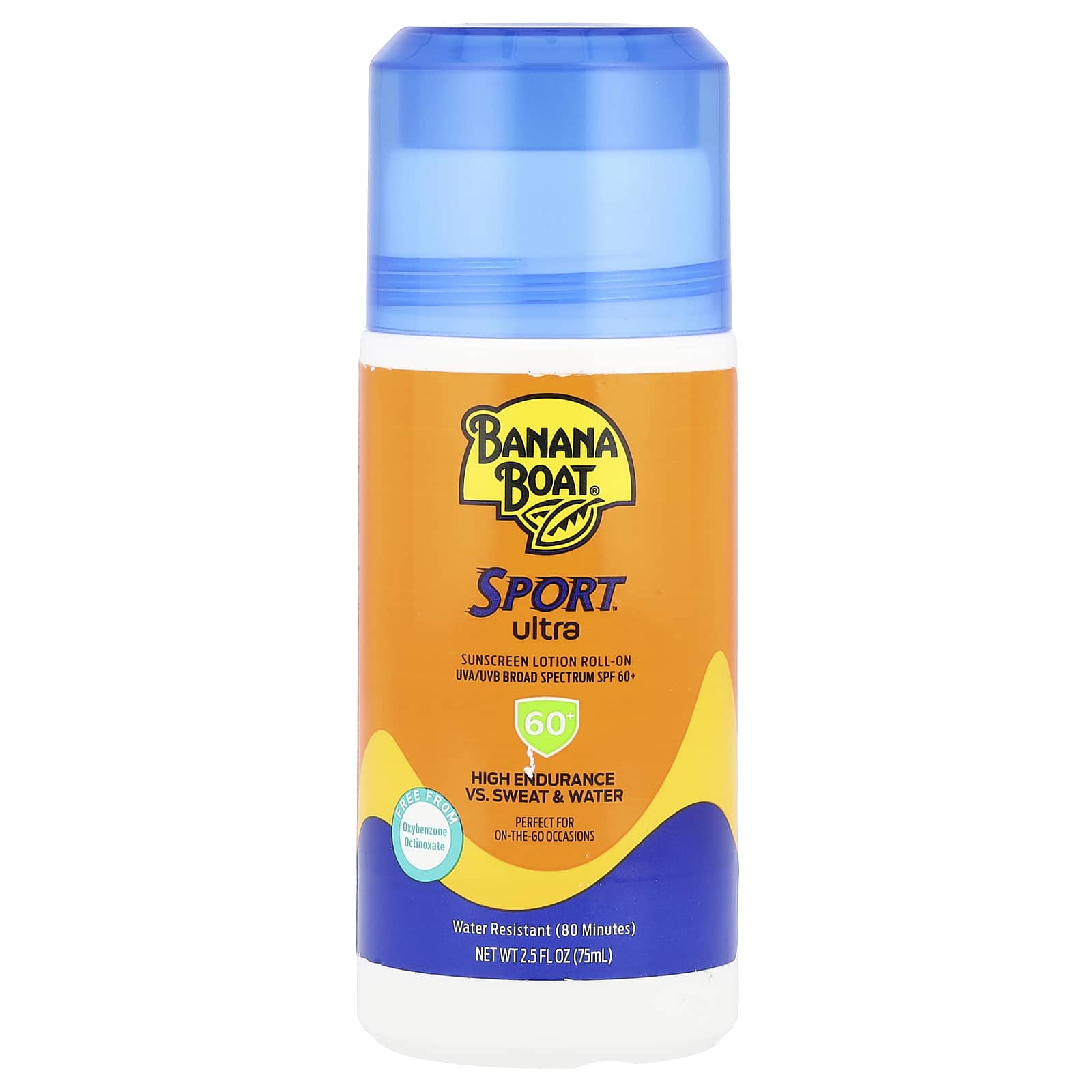 Banana Boat Sport Ultra Roll-On SPF 60+ Sunscreen, 2.5 fl oz - Image 1