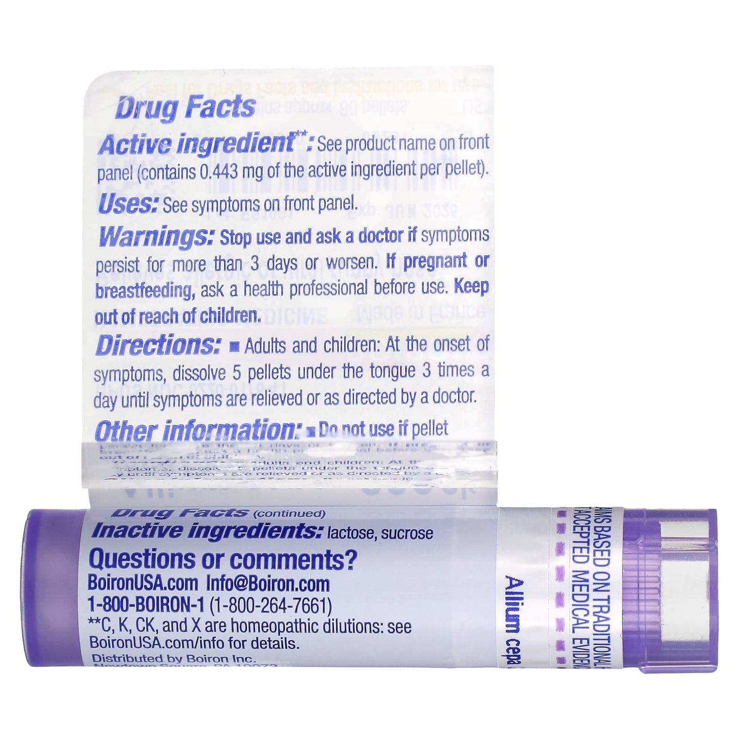 Boiron Allium Cepa 200CK for Allergy Relief - 80 Pellets - Image 2