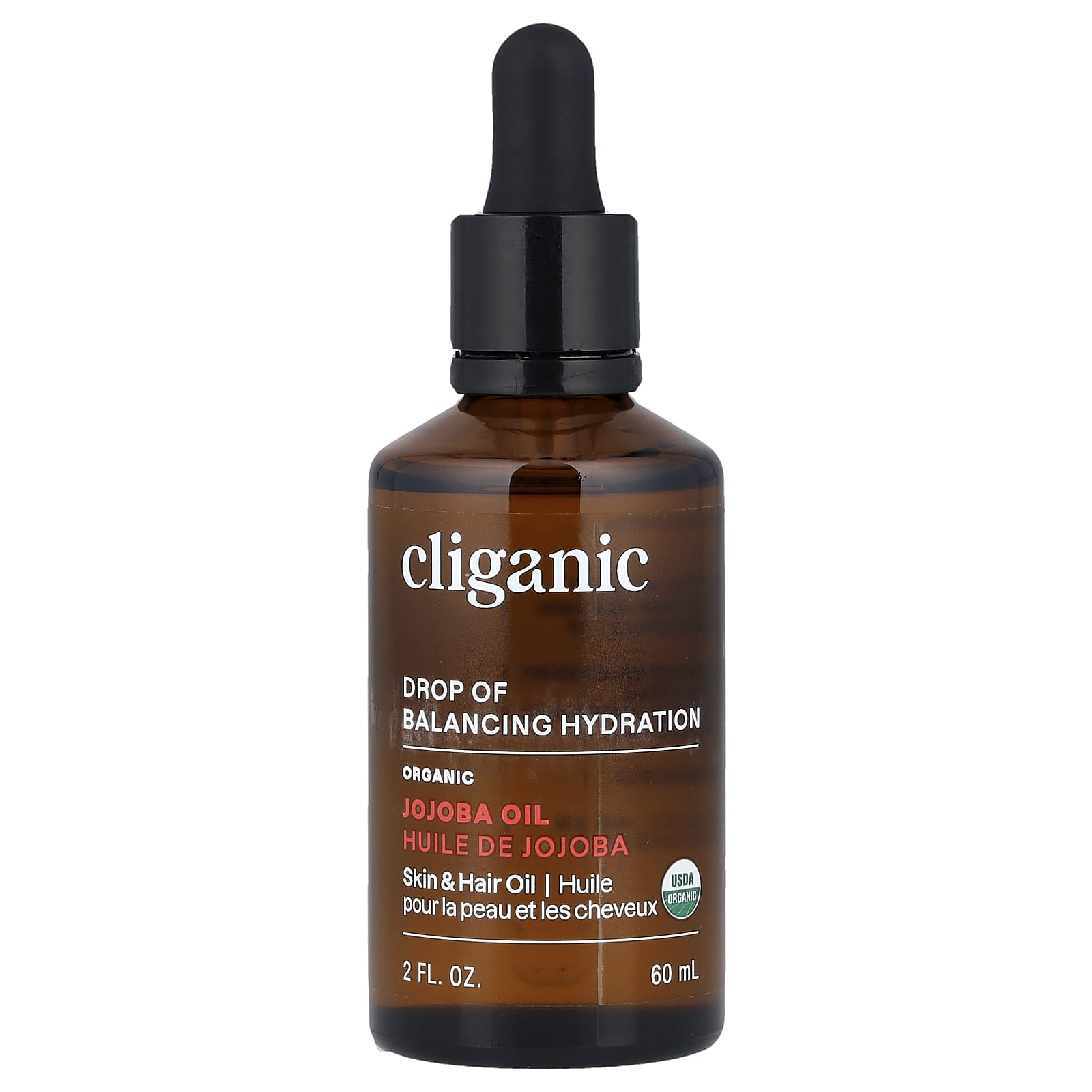 Organic Jojoba Oil for Oily & Combination Skin by Cliganic - Balancing Hydration - Image 1