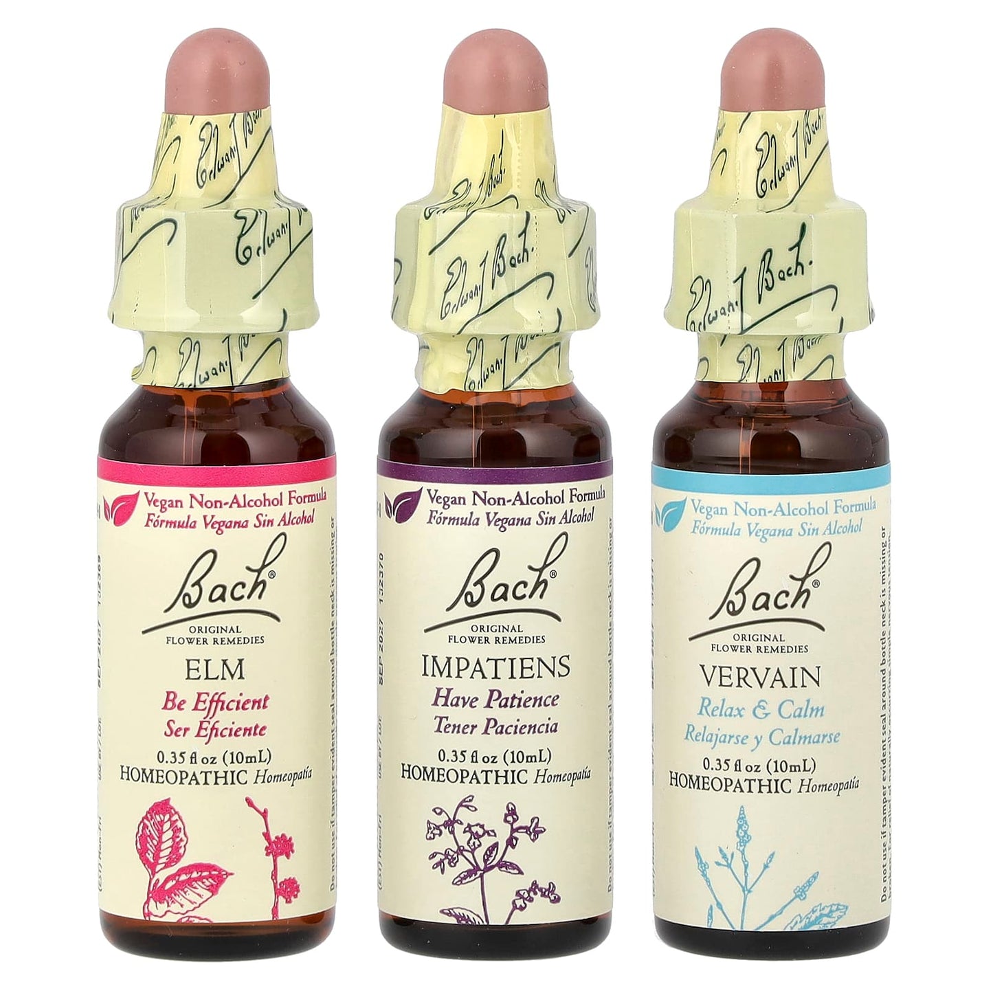 Bach Original Flower Remedies Motivation Kit for Relief from Nervous Tension - Image 1