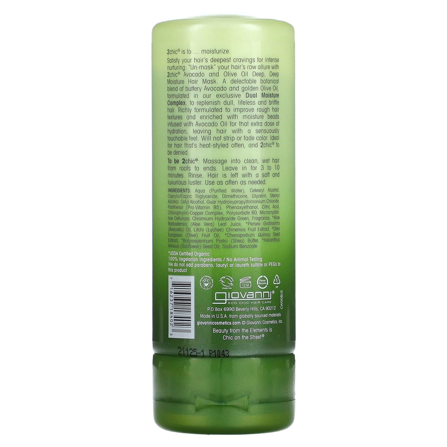 Deep Moisture Hair Mask for Dry, Damaged Hair by Giovanni - Image 2