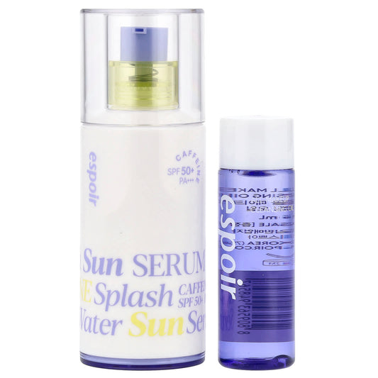 Espoir 2-Piece Skincare Set: Sun Serum & Makeup Cleansing Oil - Image 1