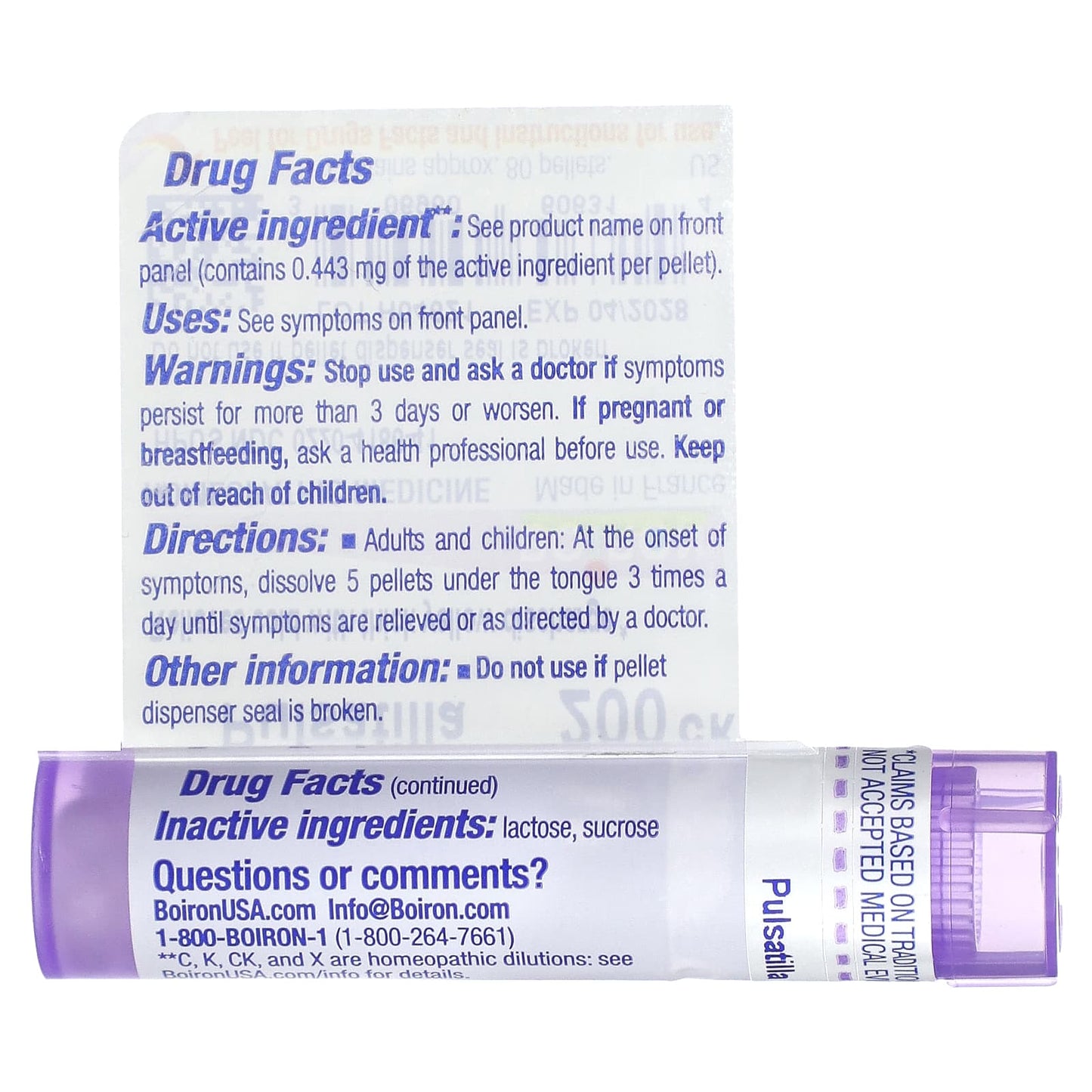 Pulsatilla Cold Relief Homeopathic Medicine by Boiron - Image 2