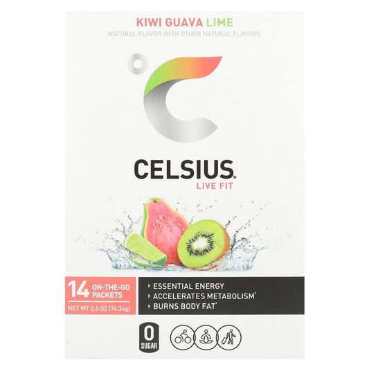 Boost Your Metabolism with Celsius Live Fit Kiwi Guava Lime - Image 1